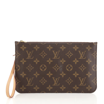 Louis Vuitton Neverfull Pochette Monogram Canvas Large