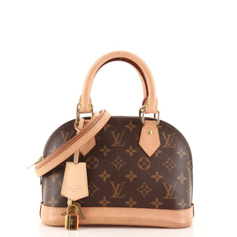 Louis Vuitton Alma Handbag Monogram Canvas BB