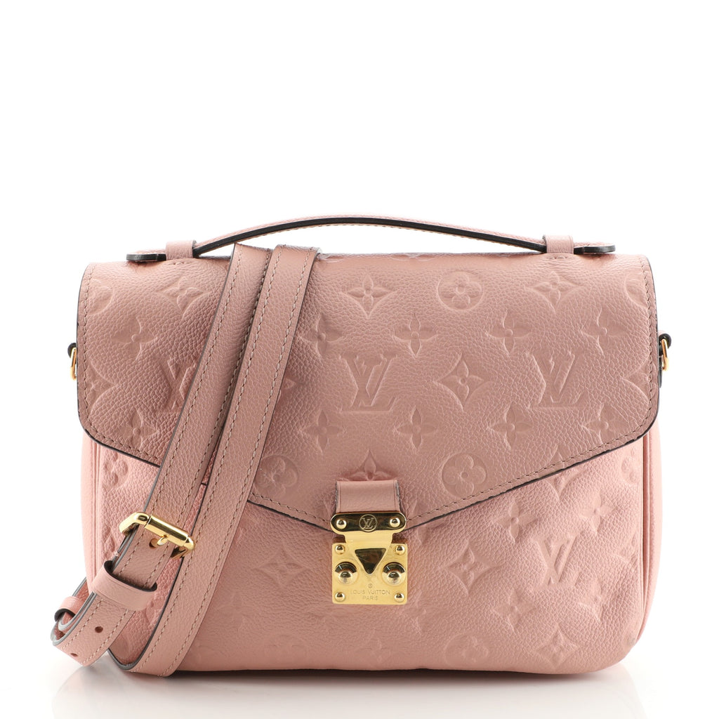 Louis Vuitton Pochette Metis Monogram Empreinte Leather Pink 1196291