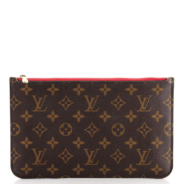 Louis Vuitton Neverfull Pochette Monogram Canvas Large