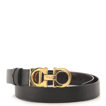 Salvatore Ferragamo Gancini Belt Leather Medium