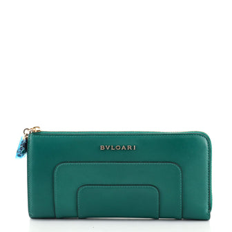 Bvlgari Serpenti Forever Zip Around Wallet Leather Long