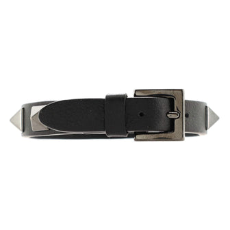 Valentino Rockstud Bracelet Leather Thin