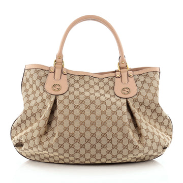 Gucci Scarlett Tote GG Canvas Large