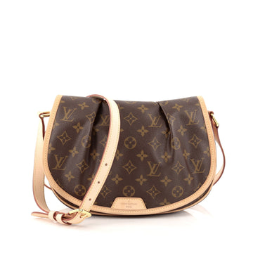 Louis Vuitton Menilmontant Handbag Monogram Canvas PM