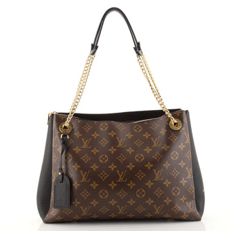 Louis Vuitton Surene Handbag Monogram Canvas with Leather MM