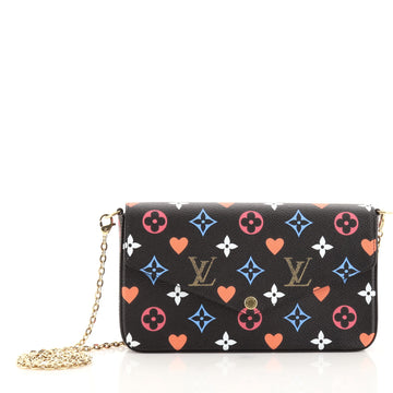 Louis Vuitton Felicie Pochette Limited Edition Game On Multicolor Monogram