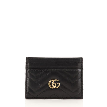 Gucci GG Marmont Card Holder Matelasse Leather