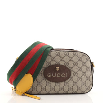 Gucci Neo Vintage Camera Messenger Bag GG Coated Canvas