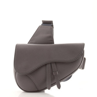 Christian Dior Saddle Crossbody Bag Leather