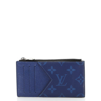 Louis Vuitton Coin Card Holder Monogram Taigarama