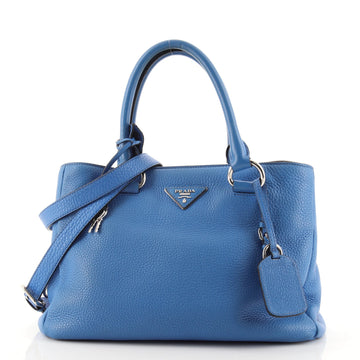 Prada Zip Around Convertible Tote Vitello Daino Medium