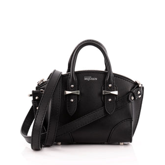 Alexander McQueen Legend Convertible Satchel Leather Mini