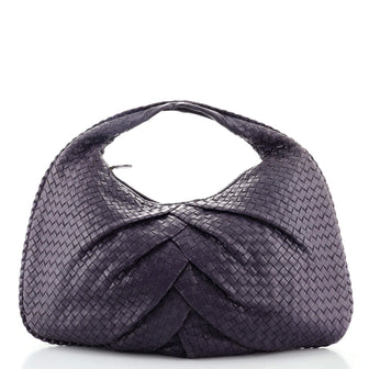 Bottega Veneta Veneta Hobo Pleated Intrecciato Nappa Large
