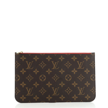 Louis Vuitton Neverfull Pochette Monogram Canvas Large