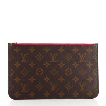 Louis Vuitton Neverfull Pochette Monogram Canvas Large