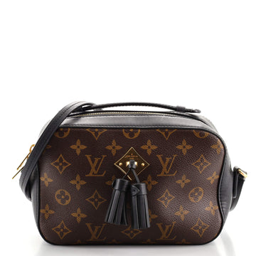 Louis Vuitton Saintonge Handbag Monogram Canvas with Leather