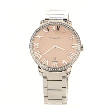 Tiffany & Co. Atlas 2-Hand Quartz Watch Stainless Steel with Diamond  Bezel 31