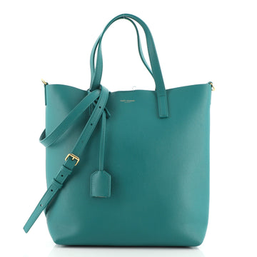 Saint Laurent Shopper Tote Leather Toy