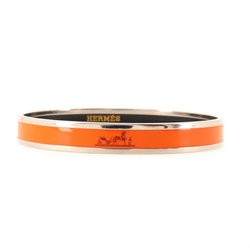 Hermes Caleche Bangle Bracelet Enamel Narrow