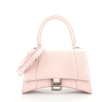 Balenciaga Hourglass Top Handle Bag Leather Small