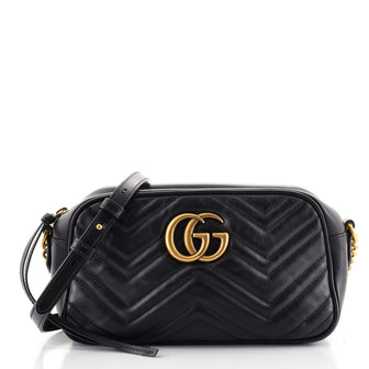 Gucci GG Marmont Shoulder Bag Matelasse Leather Small