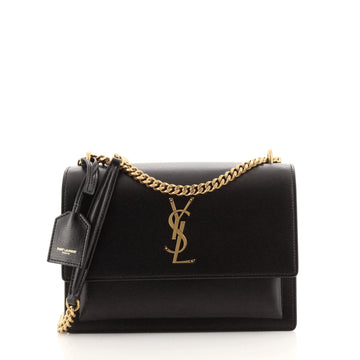 Saint Laurent Sunset Crossbody Bag Leather Medium