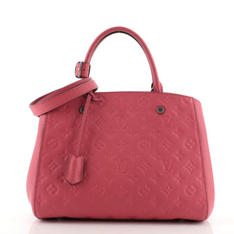 Louis Vuitton Louis Vuitton Montaigne Mm Pink Monogram Empreinte on SALE