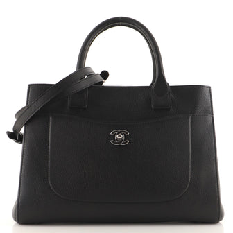 Chanel Neo Executive Tote Grained Calfskin Small