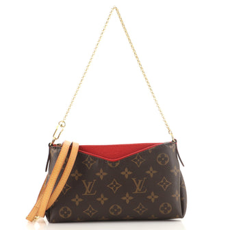 Louis Vuitton Pallas Clutch Monogram Canvas