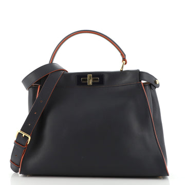 Fendi Peekaboo Bag Rigid Leather Regular