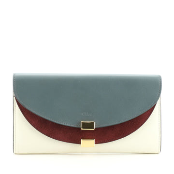 Chloe Georgia Continental Wallet Leather Long