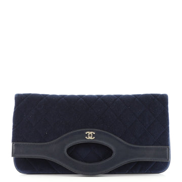 Chanel 31 Pouch Quilted Velvet Medium