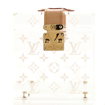 Louis Vuitton Box Scott Trunk Monogram Plexiglass