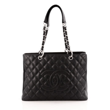 Chanel Grand Shopping Tote Quilted Caviar