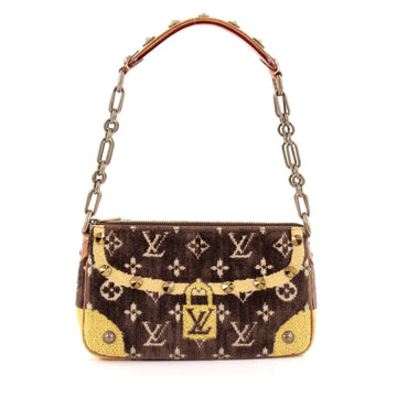 Louis Vuitton Trompe L'Oeil Pochette Monogram Velvet