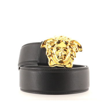 Versace Medusa Buckle Belt Leather Wide
