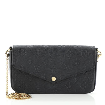 Louis Vuitton Felicie Pochette Monogram Empreinte Leather