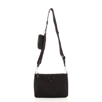 Prada Re-Edition Zip Messenger Bag Tessuto Small