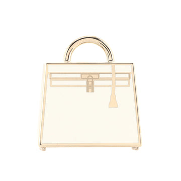 Hermes Curiosite Kelly Laque Charm Metal