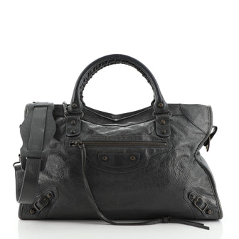Balenciaga City Classic Studs Bag Leather Medium