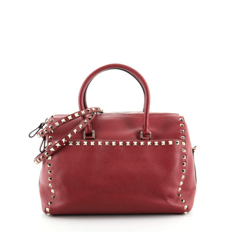 Valentino Rockstud Duffle Leather Medium
