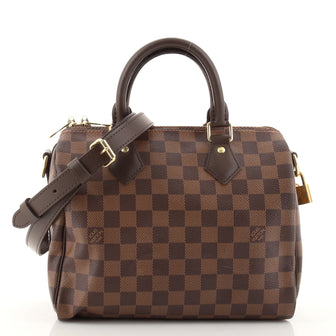 Louis Vuitton Speedy Bandouliere Bag Damier 25