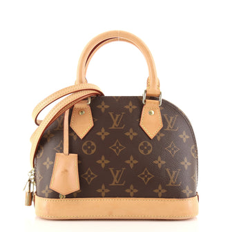 Louis Vuitton Alma Handbag Monogram Canvas BB
