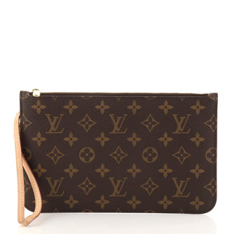 Louis Vuitton Neverfull Pochette Monogram Canvas Large