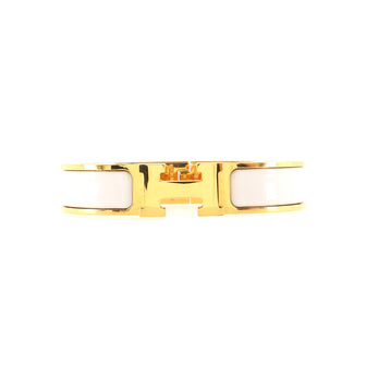 Hermes Clic H Bracelet Enamel Narrow