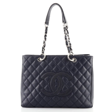 Chanel Grand Shopping Tote Quilted Caviar