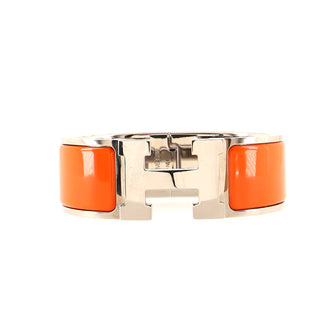 Hermes Clic Clac H Bracelet Enamel Wide
