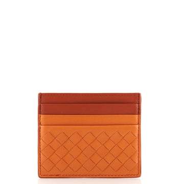 Bottega Veneta Card Holder Intrecciato Leather