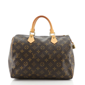 Louis Vuitton Speedy Handbag Monogram Canvas 30